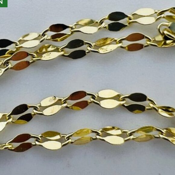 Sterling Silver Gold Tone BLESSED Necklace - Picture 5 of 7